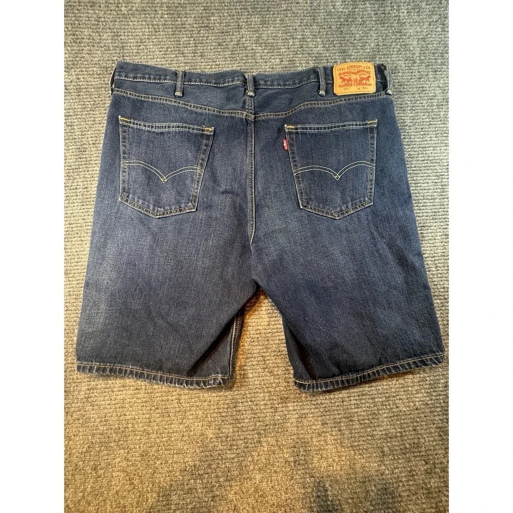 Levi's 541 Athletic Fit Jean‎ Shorts Dark Wash Men's Size 42